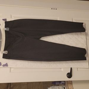 Black Capris with PinStripe